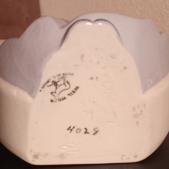 Elegant , Double vase weil ware pottery #4028  (896) - Picture 7 of 8